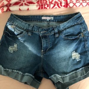 jean shorts